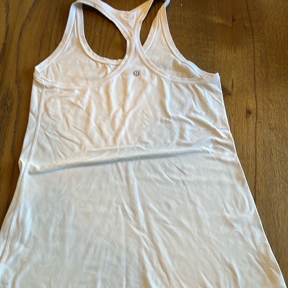 Lululemon white tank